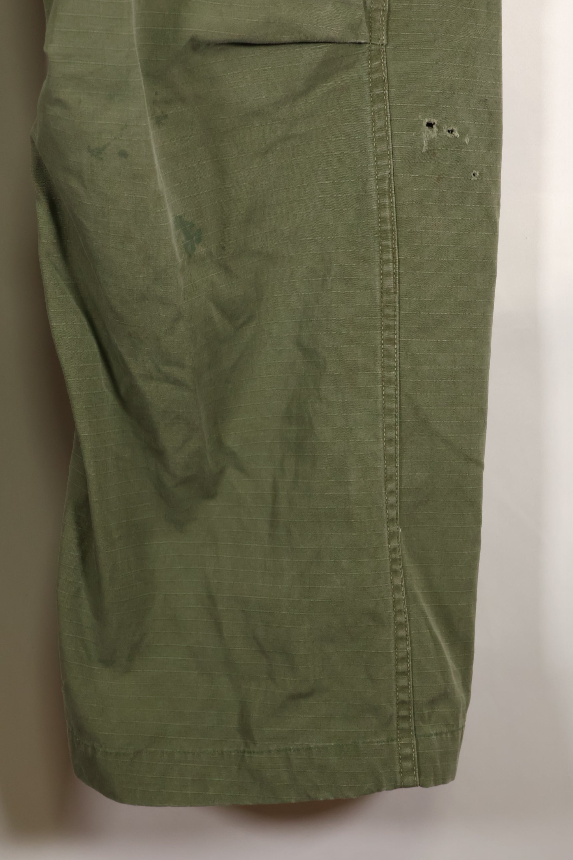 Circa 1969 XS-S size 4th Model Jungle Fatigue pants, used, released by film company