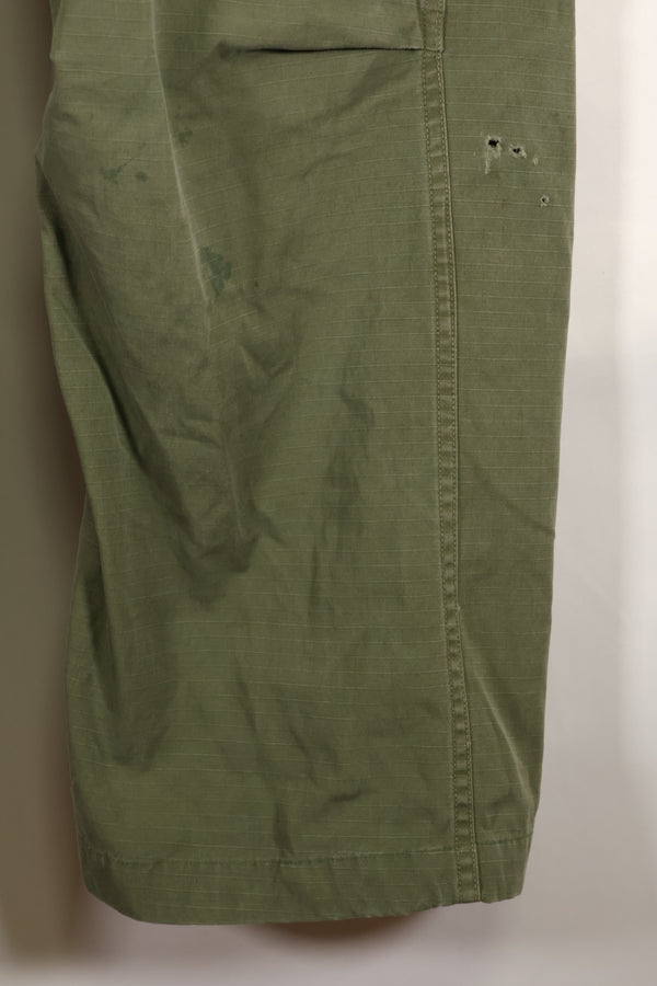 Circa 1969 XS-S size 4th Model Jungle Fatigue pants, used, released by film company