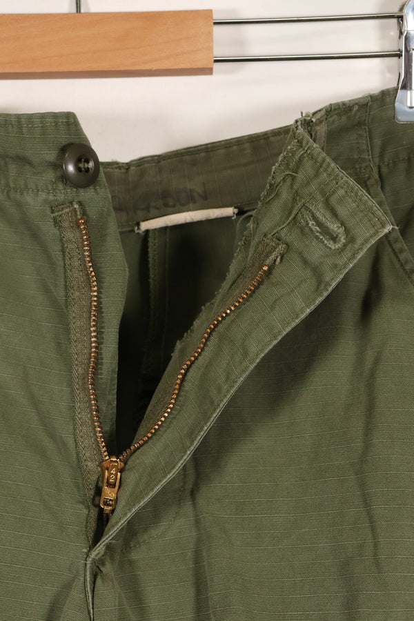 Circa 1969 XS-S size 4th Model Jungle Fatigue pants, used, released by film company