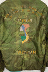 Real U.S. Army Poncho Liner Tour Jacket 1970-1971 TAY NINH CU CHI