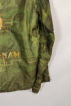 Real U.S. Army Poncho Liner Tour Jacket 1970-1971 TAY NINH CU CHI