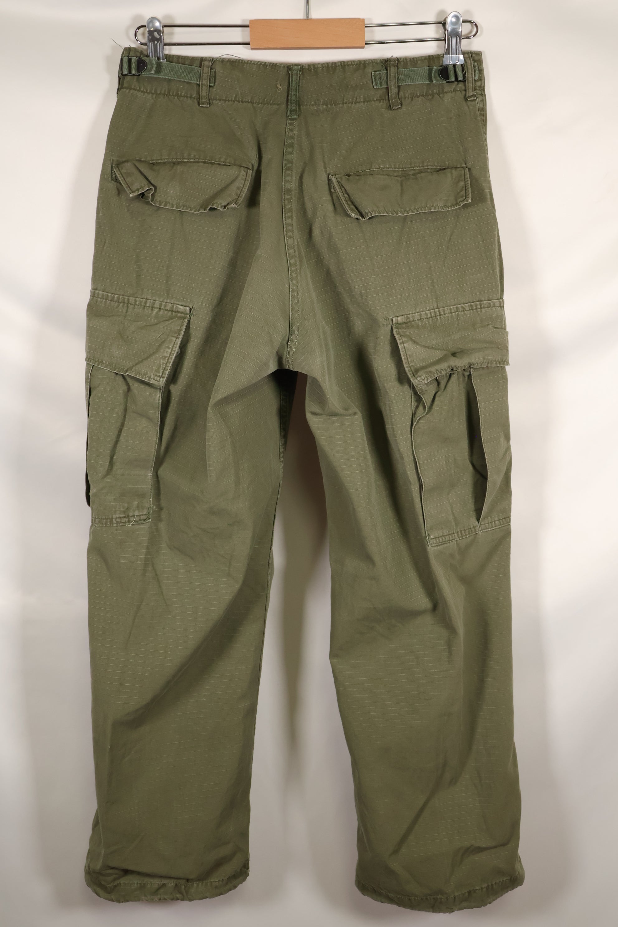 Circa 1969 Estimated size S-S 4th Model Jungle Fatigue pants, used, released by a movie company.