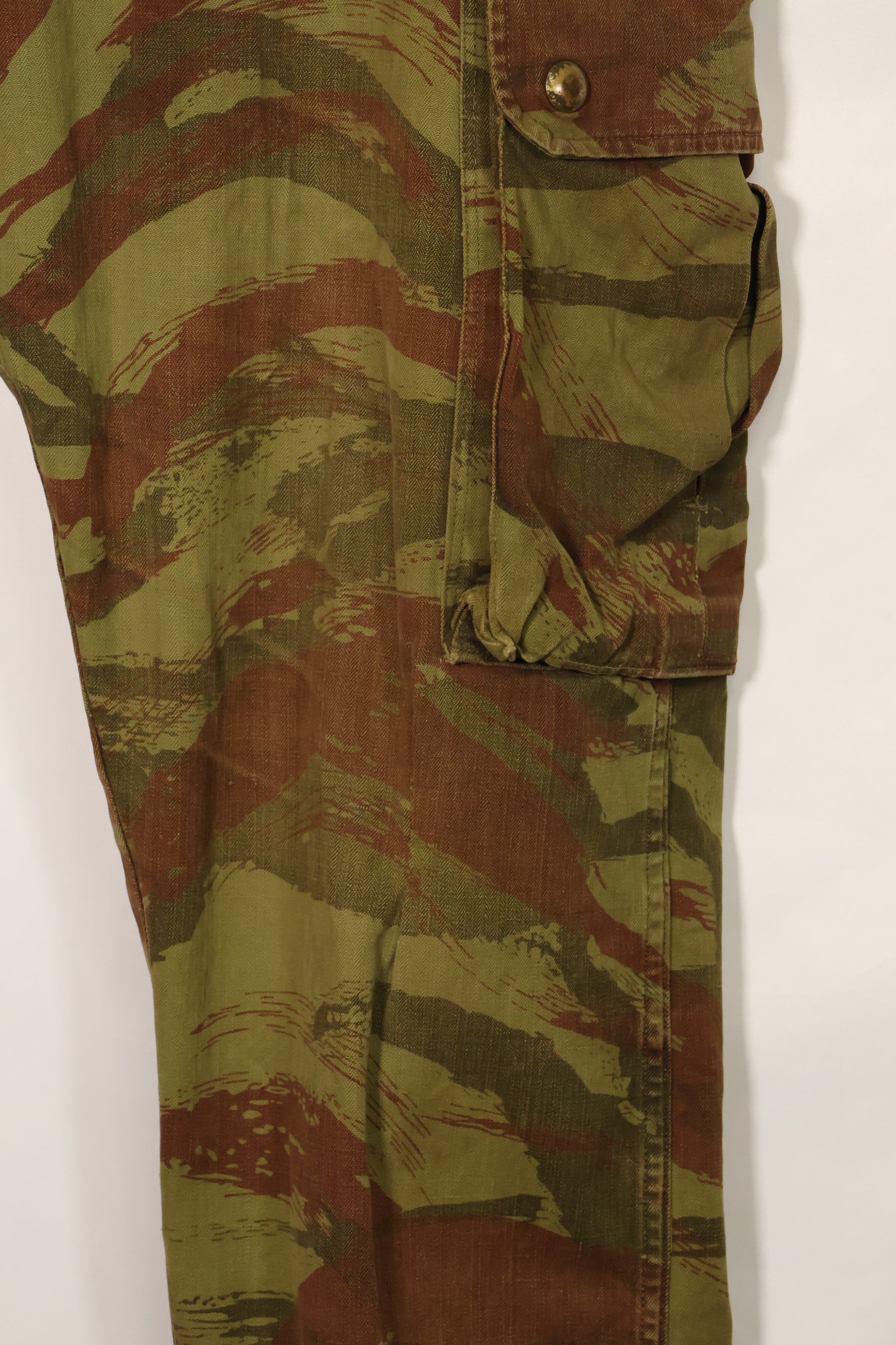 1950s French Army Lizard Camouflage TAP 47/56 Airborne Pants Used