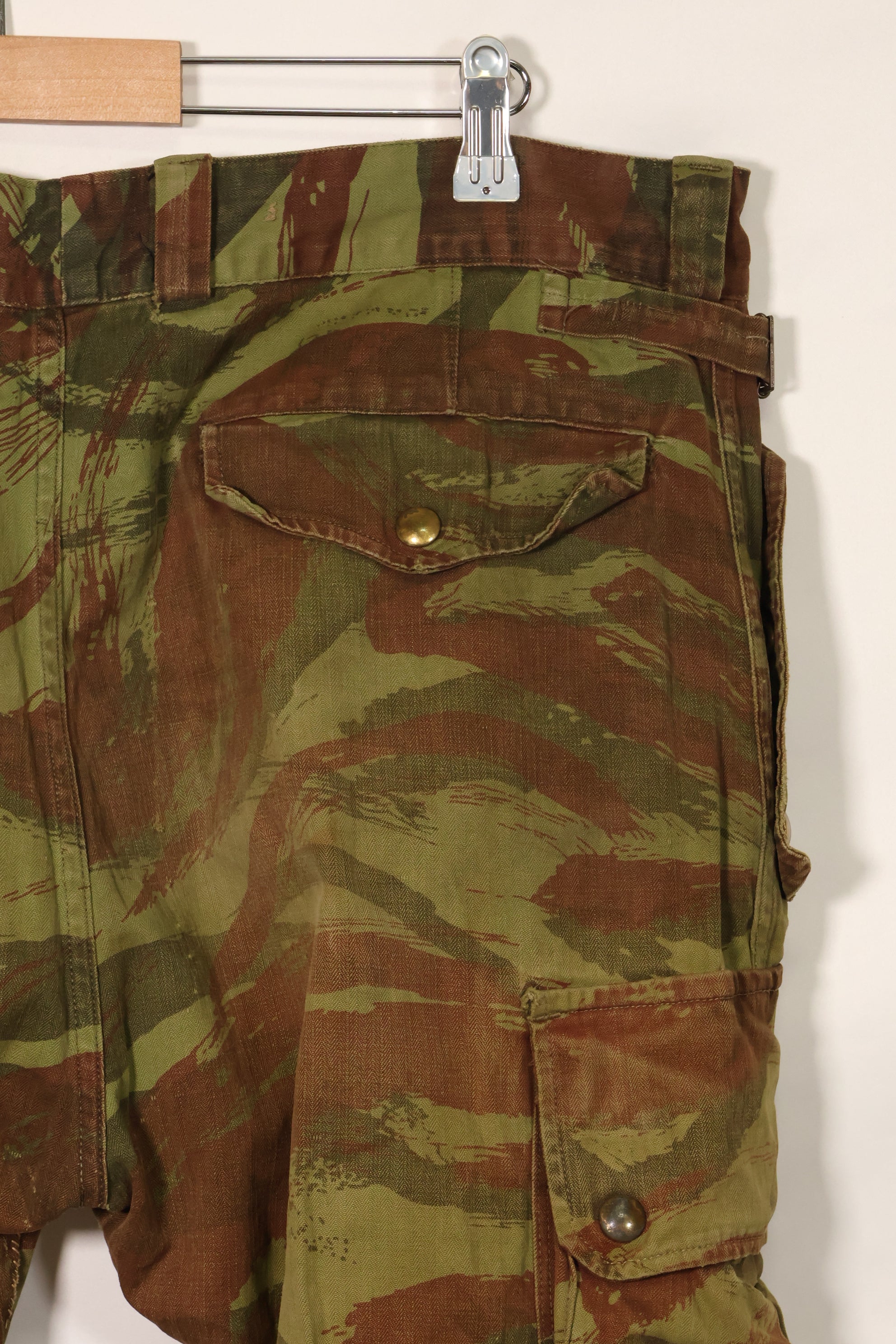1950s French Army Lizard Camouflage TAP 47/56 Airborne Pants Used