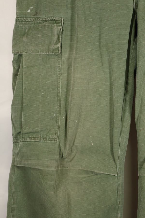 Circa 1968 S-R Size 4th Model Jungle Fatigue Pants, Used, Released by Film Company