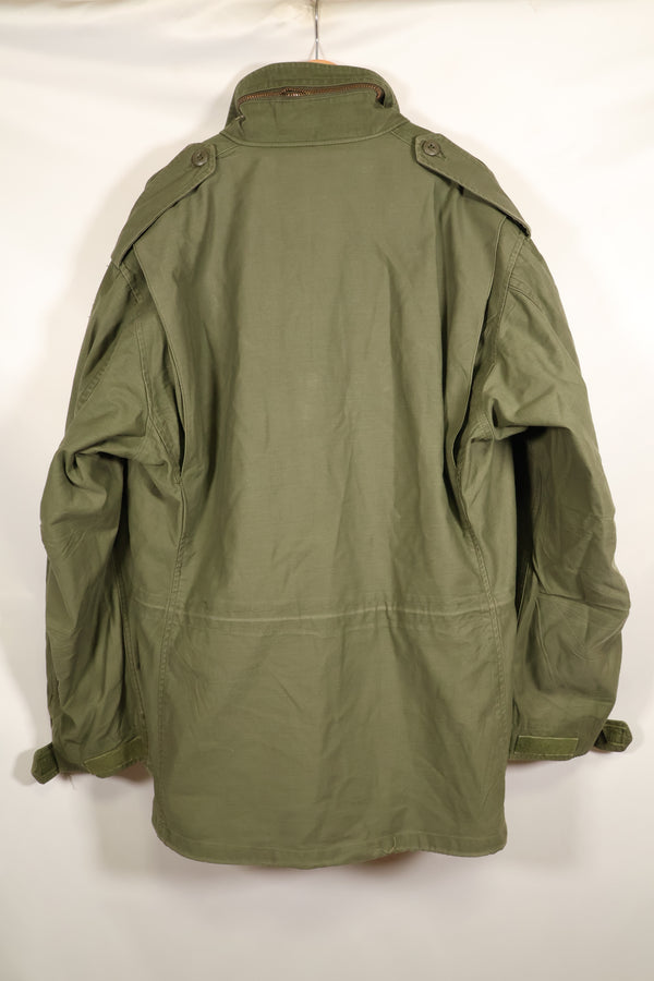 1970s Lot, Estimated M-R, 3rd Model M65 Field Jacket, Shows Heavy Wear, Used