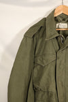 1957 Contract, S-S, U.S. Military, M51 Fold Jacket, No Liner, Faded, Used