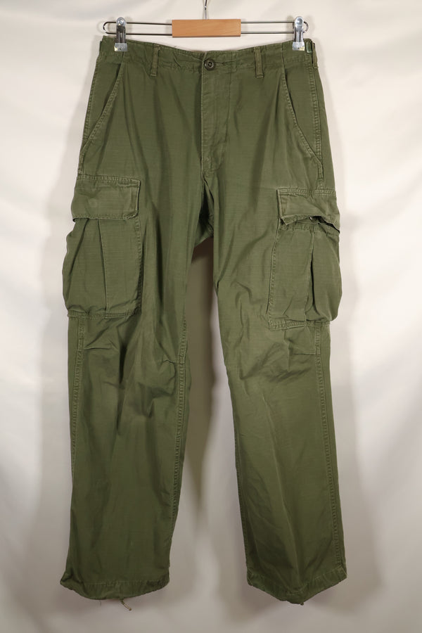 Circa 1969 S-R Size 4th Model Jungle Fatigue Pants, Used, Released by Film Company