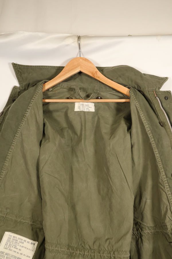 1957 Contract, S-S, U.S. Military, M51 Fold Jacket, No Liner, Faded, Used