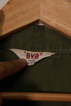 Real Poplin OG-107 utility shirt with retrofitted MACV patch X-Large used