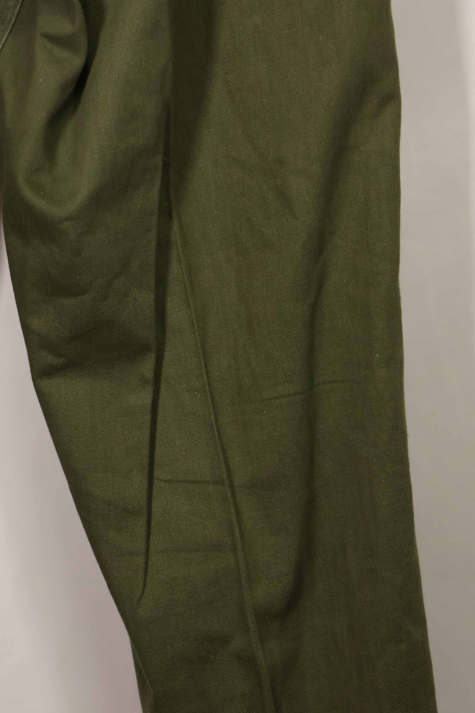 Early 1960s lot OG-107 Utility Pants Baker Pants LARGE Used