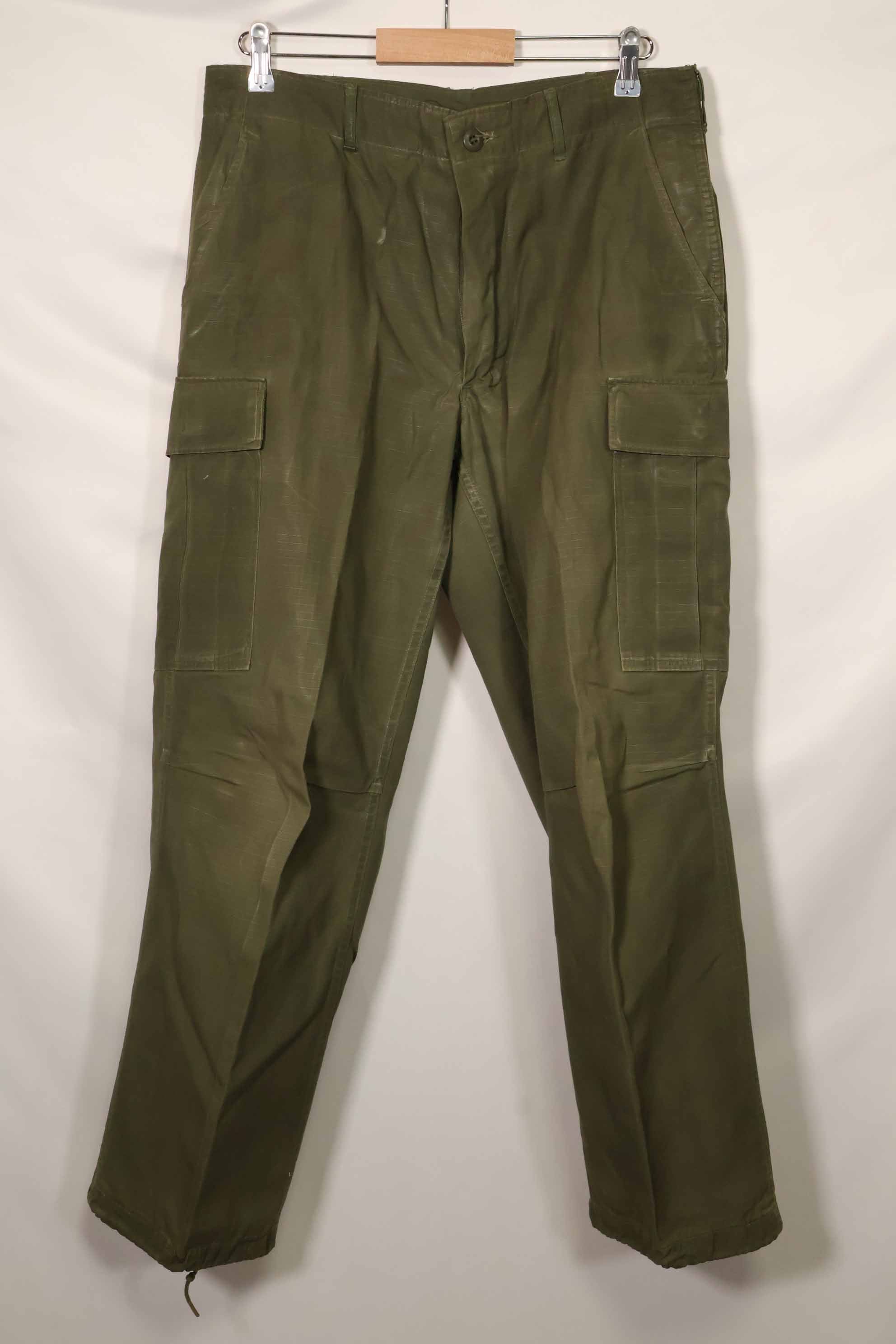 1969 Contract 4th Model Ripstop Jungle Fatigue Pants M-R Used