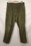 1969 Contract 4th Model Ripstop Jungle Fatigue Pants M-R Used