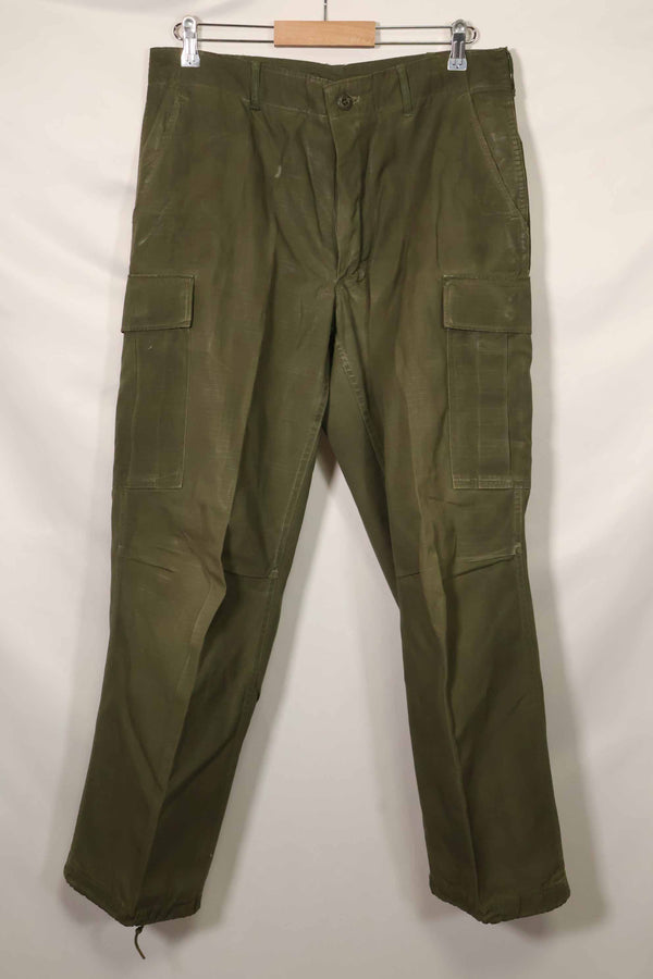 1969 Contract 4th Model Ripstop Jungle Fatigue Pants M-R Used
