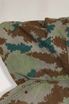 1960 East German Army NVA M58 Flächentarn sniper smock in blumentern camouflage, used.