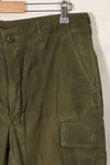 1969 Contract 4th Model Ripstop Jungle Fatigue Pants M-R Used