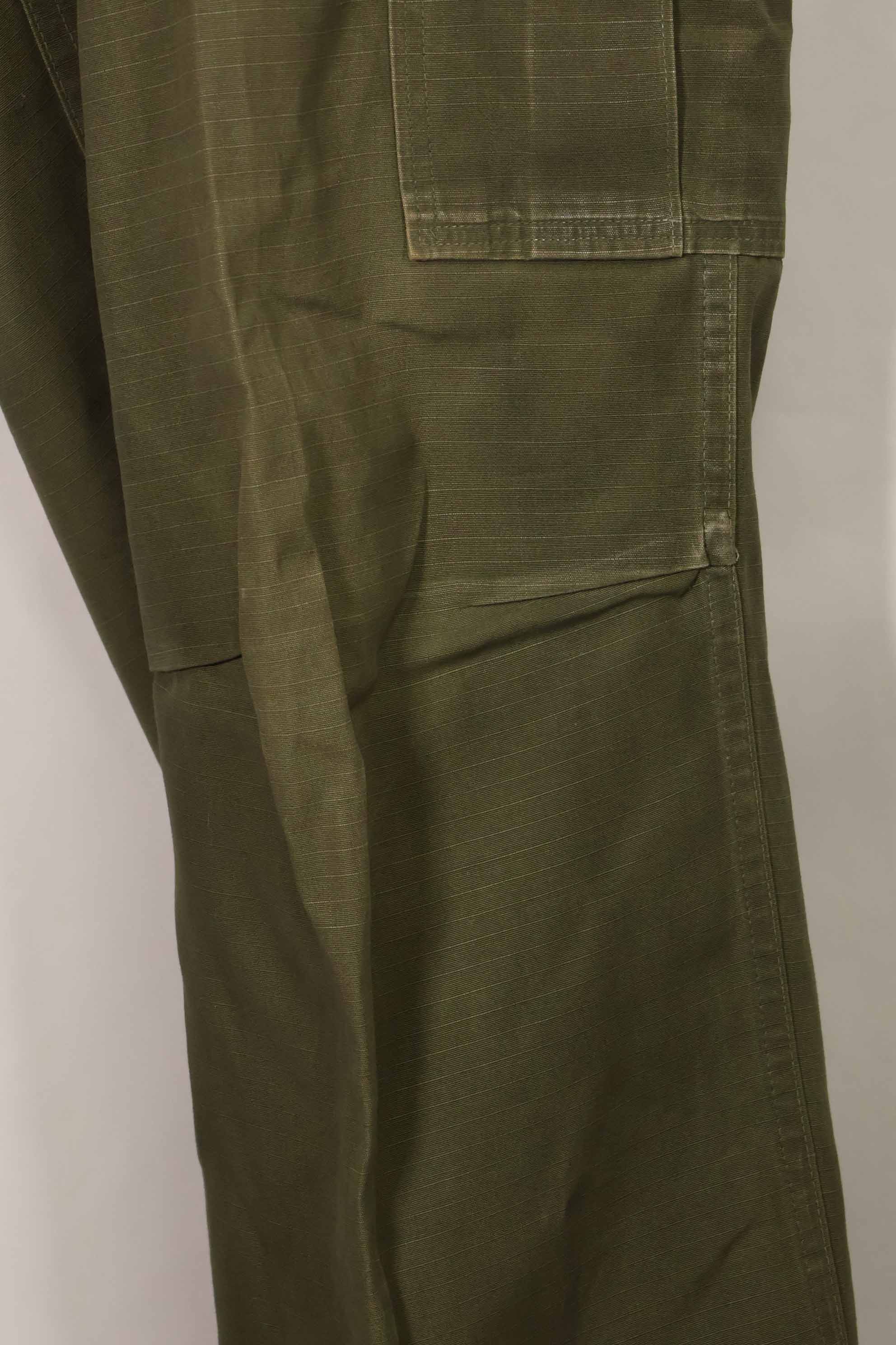 1969 Contract 4th Model Ripstop Jungle Fatigue Pants M-R Used