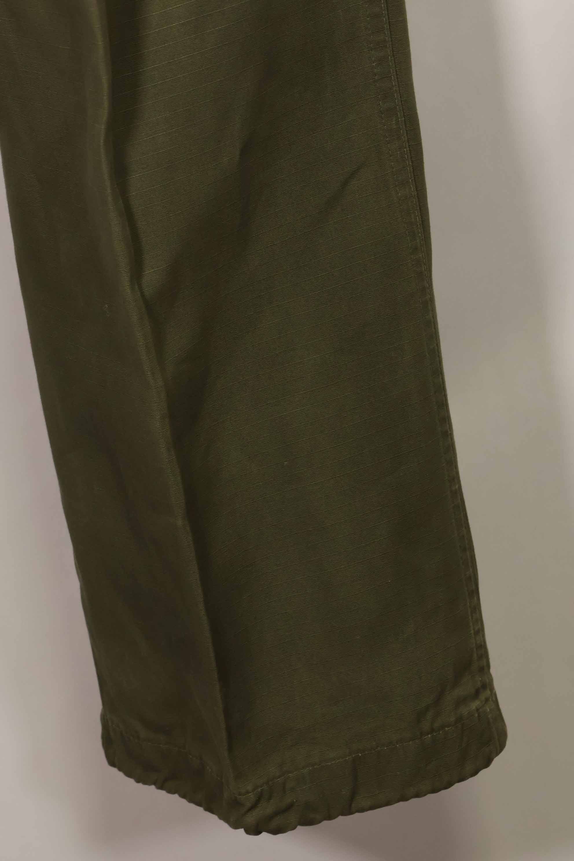 1969 Contract 4th Model Ripstop Jungle Fatigue Pants M-R Used