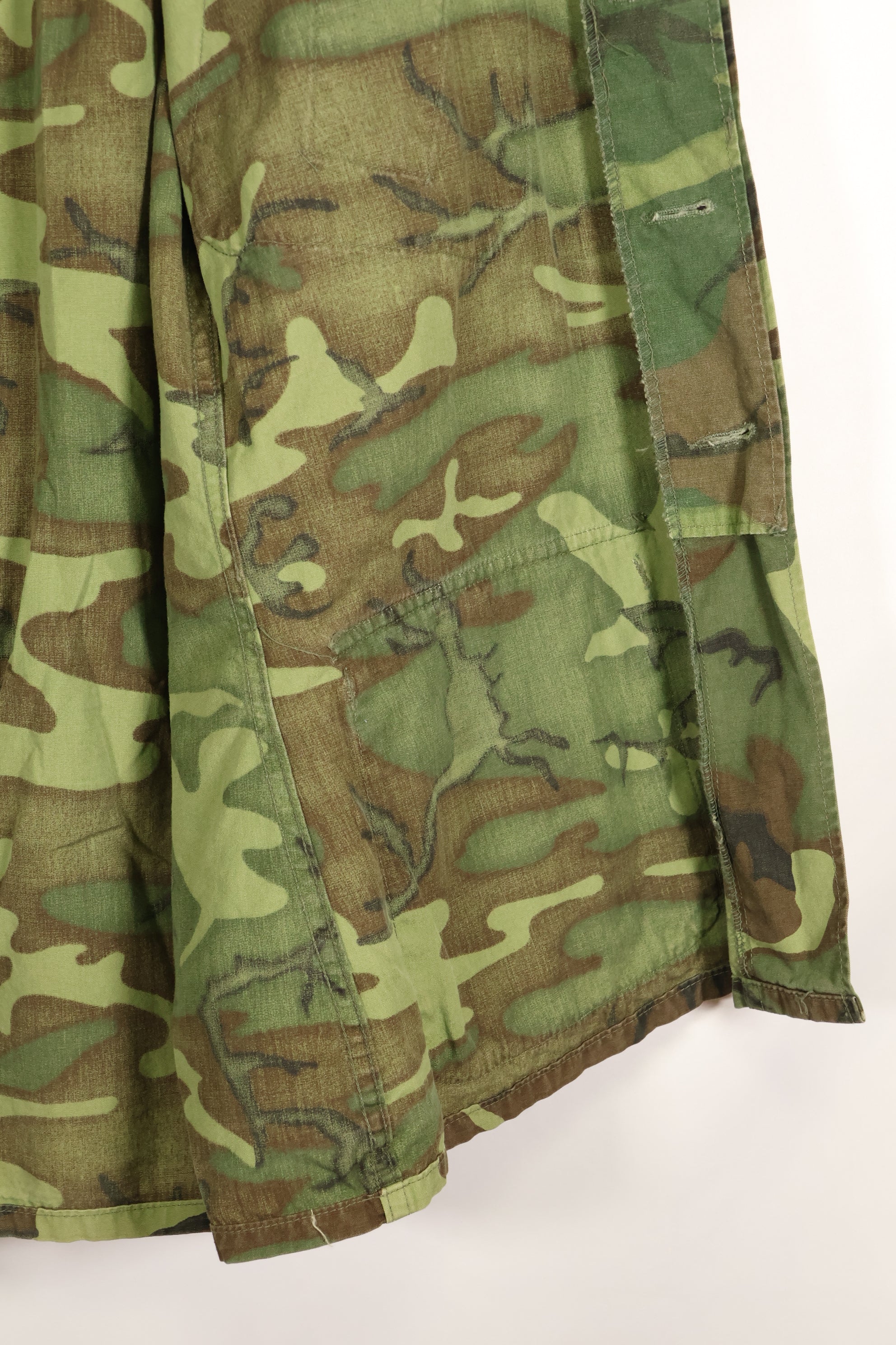 Circa 1966–67 | S-S | ERDL camouflage | Non-ripstop fabric | Early print | Minimal fading | Used