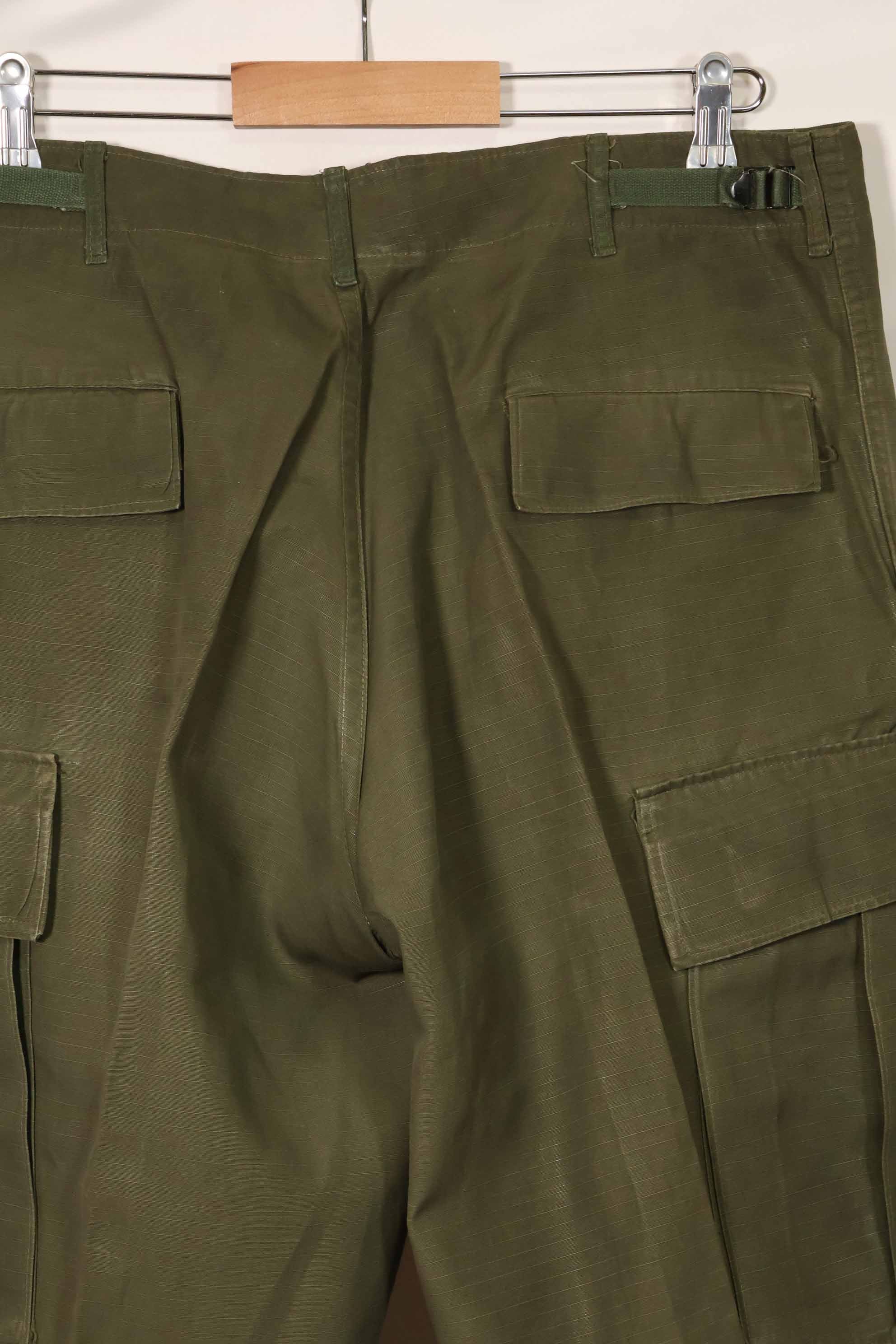 1969 Contract 4th Model Ripstop Jungle Fatigue Pants M-R Used