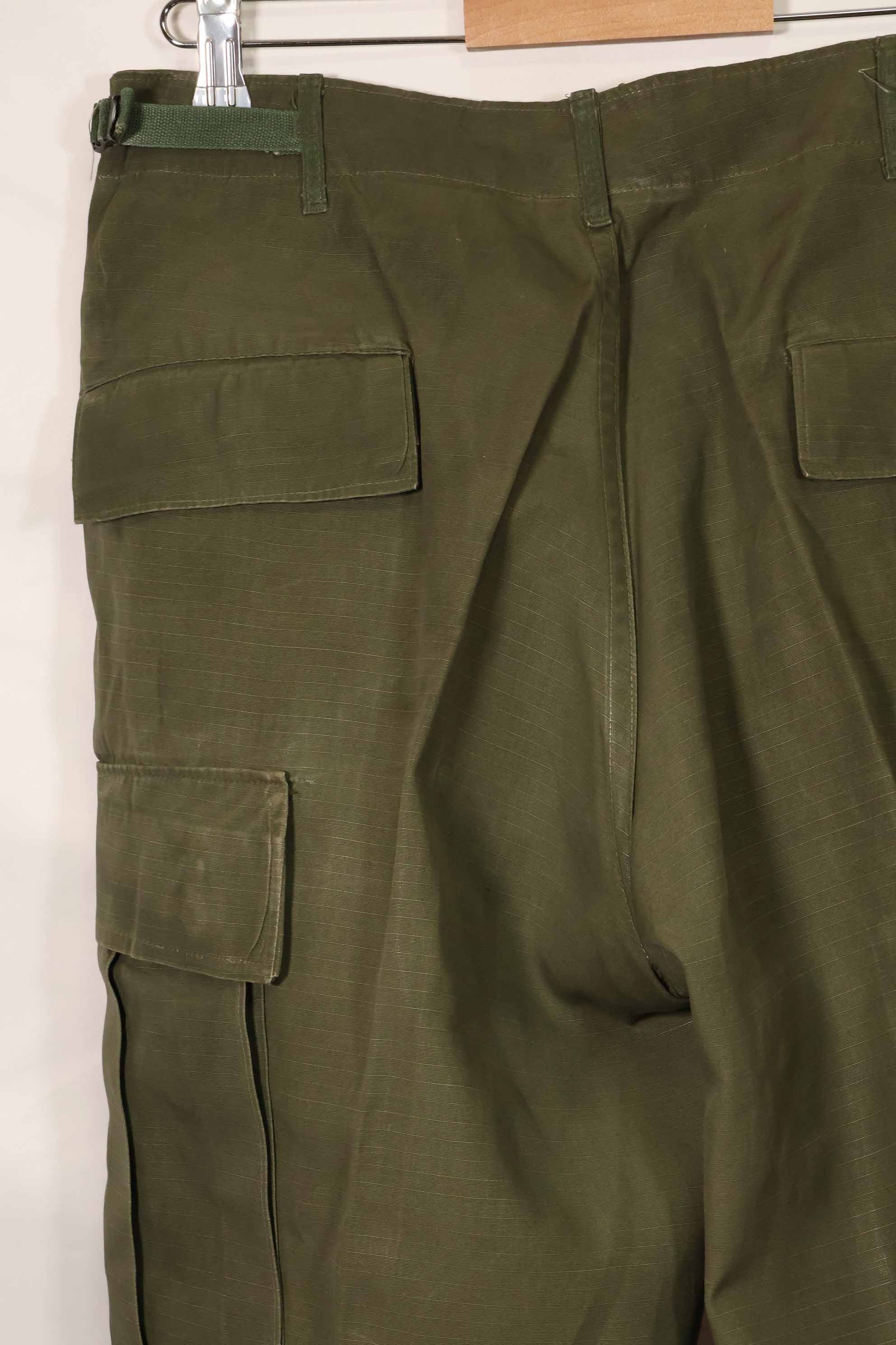 1969 Contract 4th Model Ripstop Jungle Fatigue Pants M-R Used
