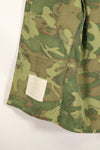 Contract circa 1967, size tag missing, early print, USMC non-rip ERDL jungle fatigues jacket, used