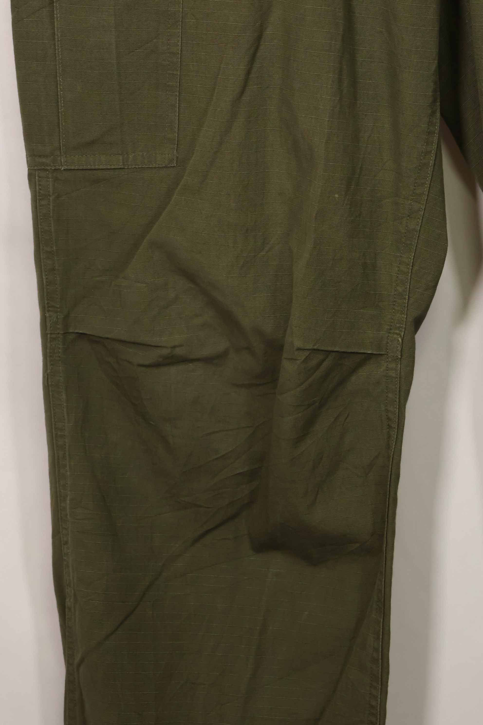 1967 Contract 4th Model Ripstop Jungle Fatigue Pants L-L Used