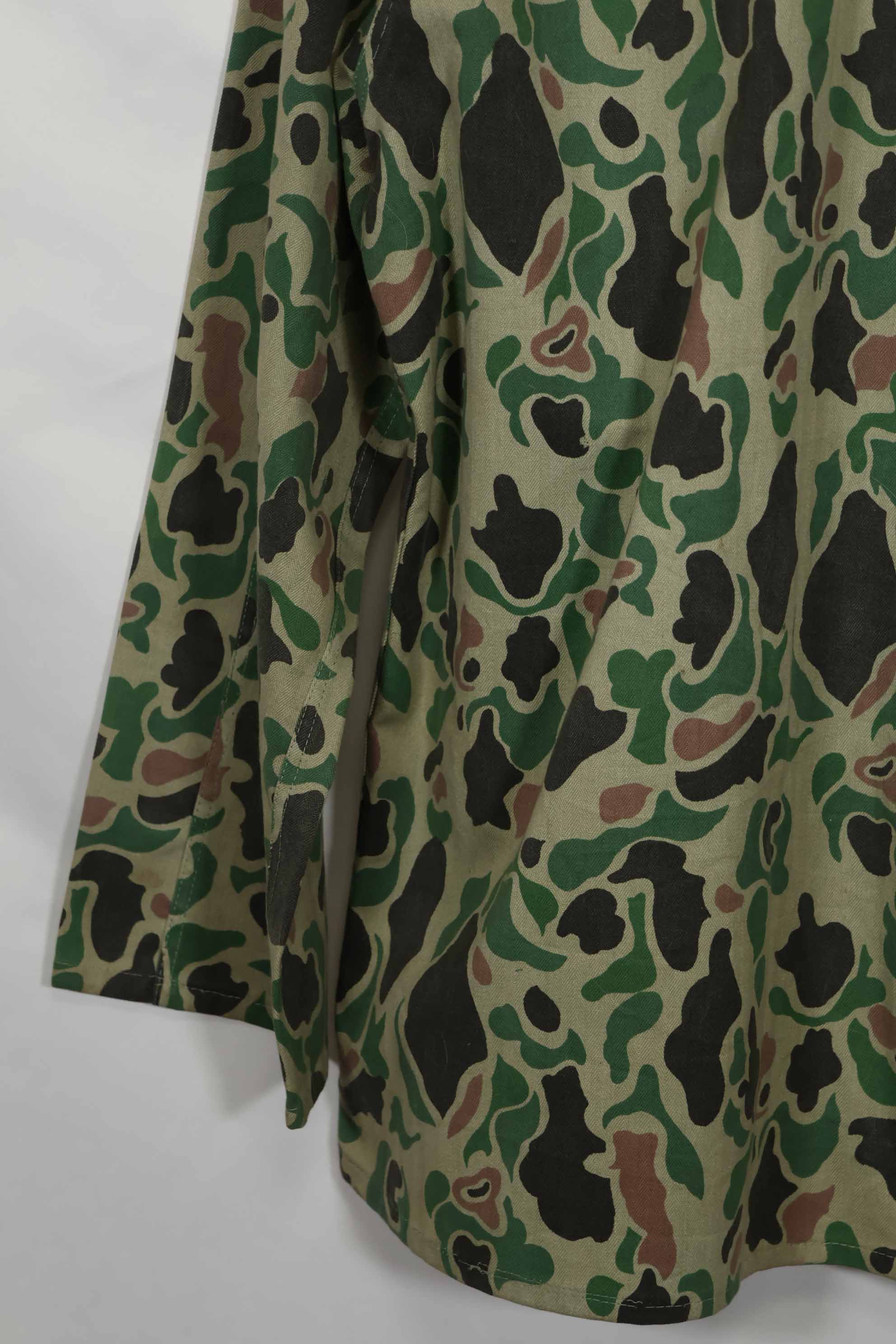 1980's Korean Army Frogskin camouflage HBT shirt, almost unused B