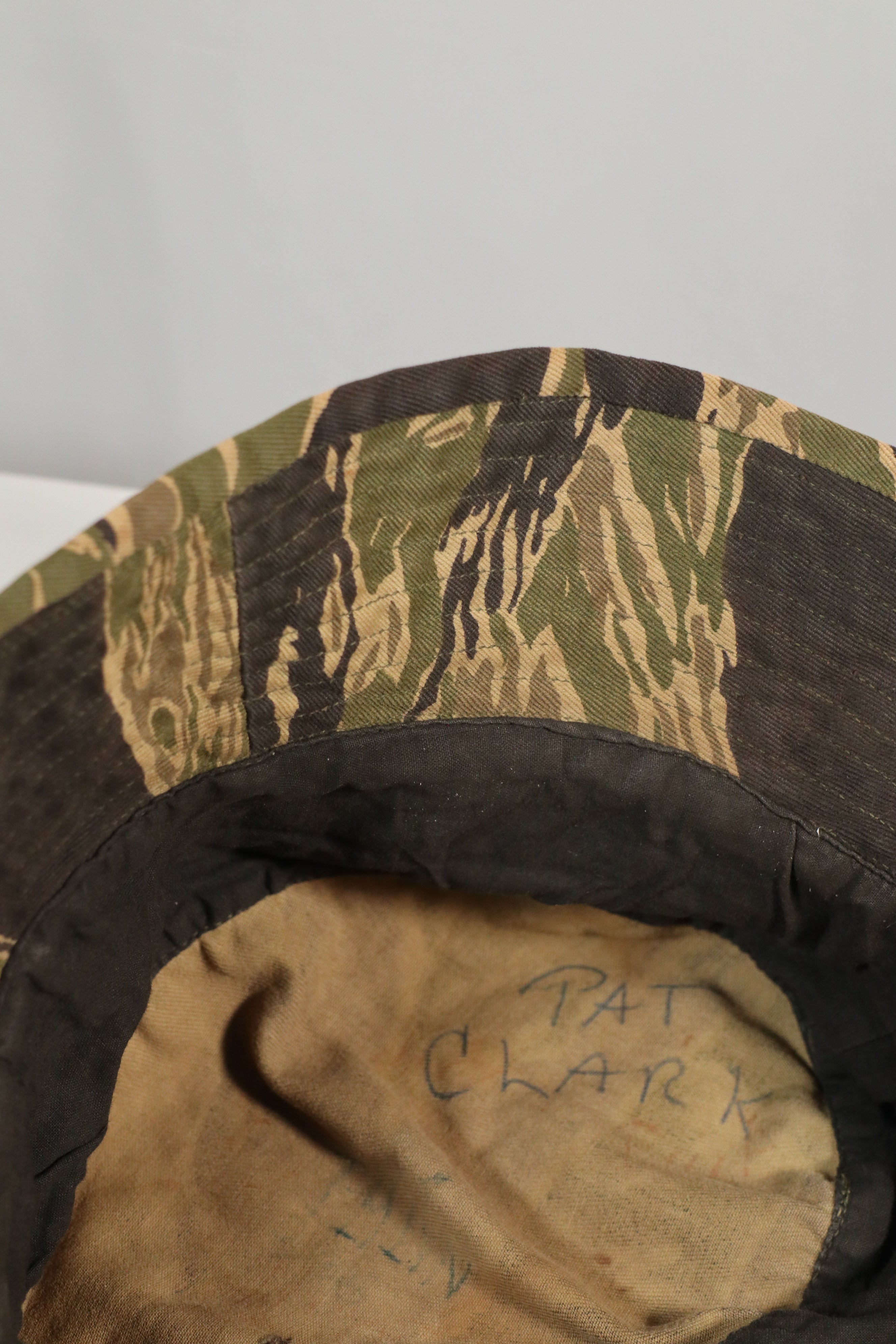 Real Okinawa Tiger Pattern JWD CISO Cut Boonie Hat, used, size small.