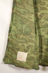 Circa 1967, M-L, ERDL, non-ripstop, early print, jungle fatigues jacket, used