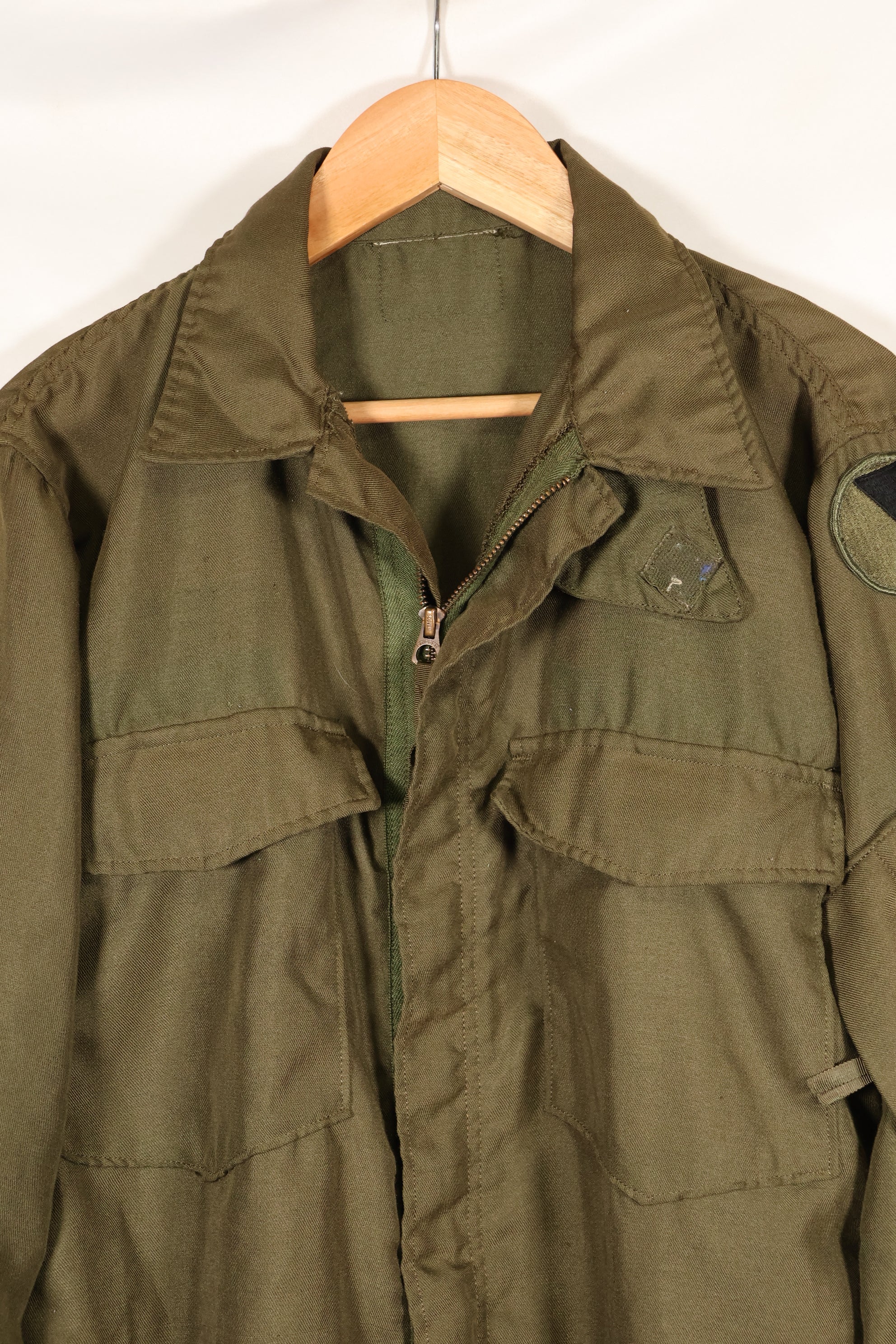 约1960年代后期　美军　NOMEX　飞行夹克　标签缺失　二手商品
