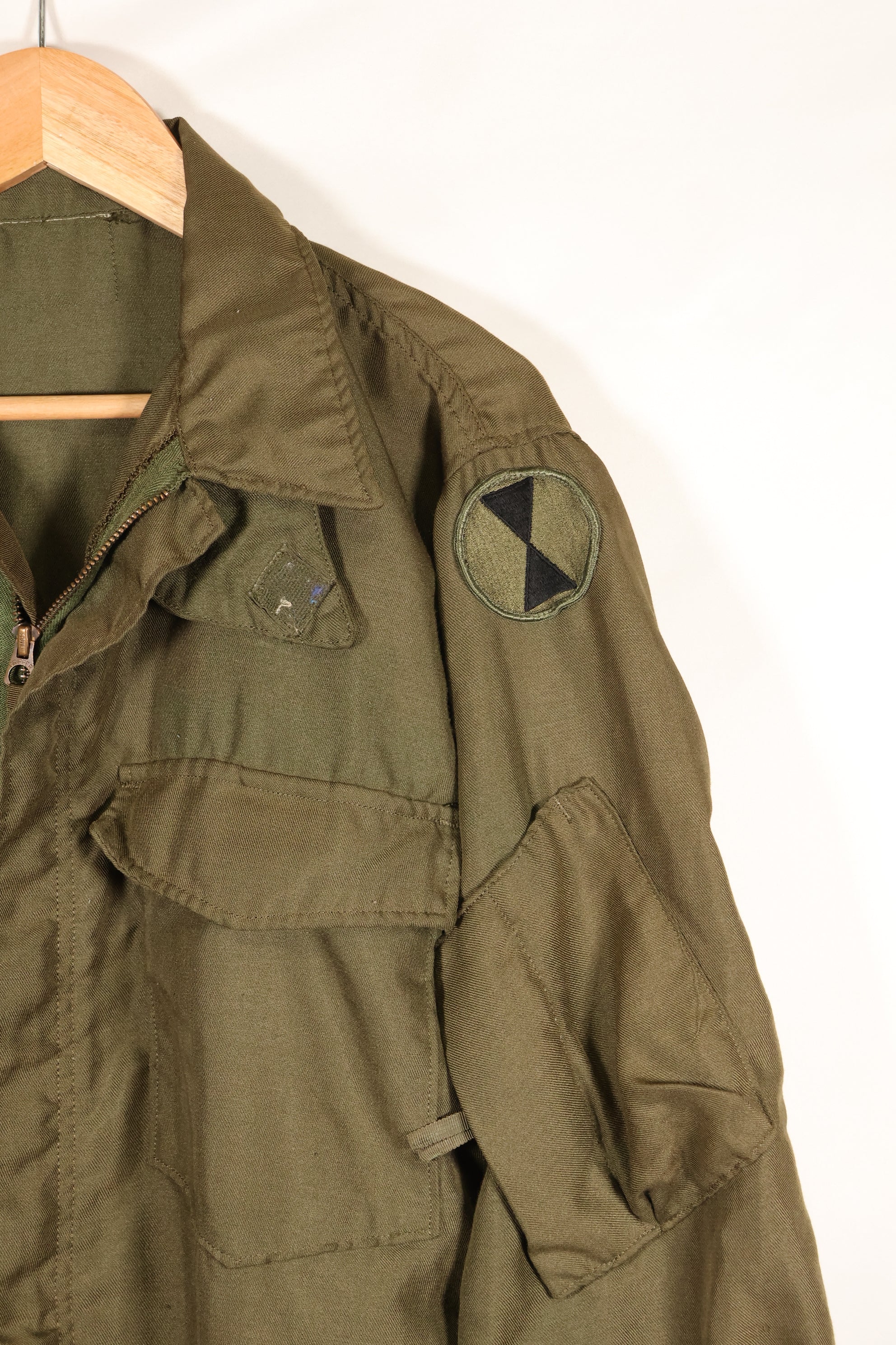 约1960年代后期　美军　NOMEX　飞行夹克　标签缺失　二手商品