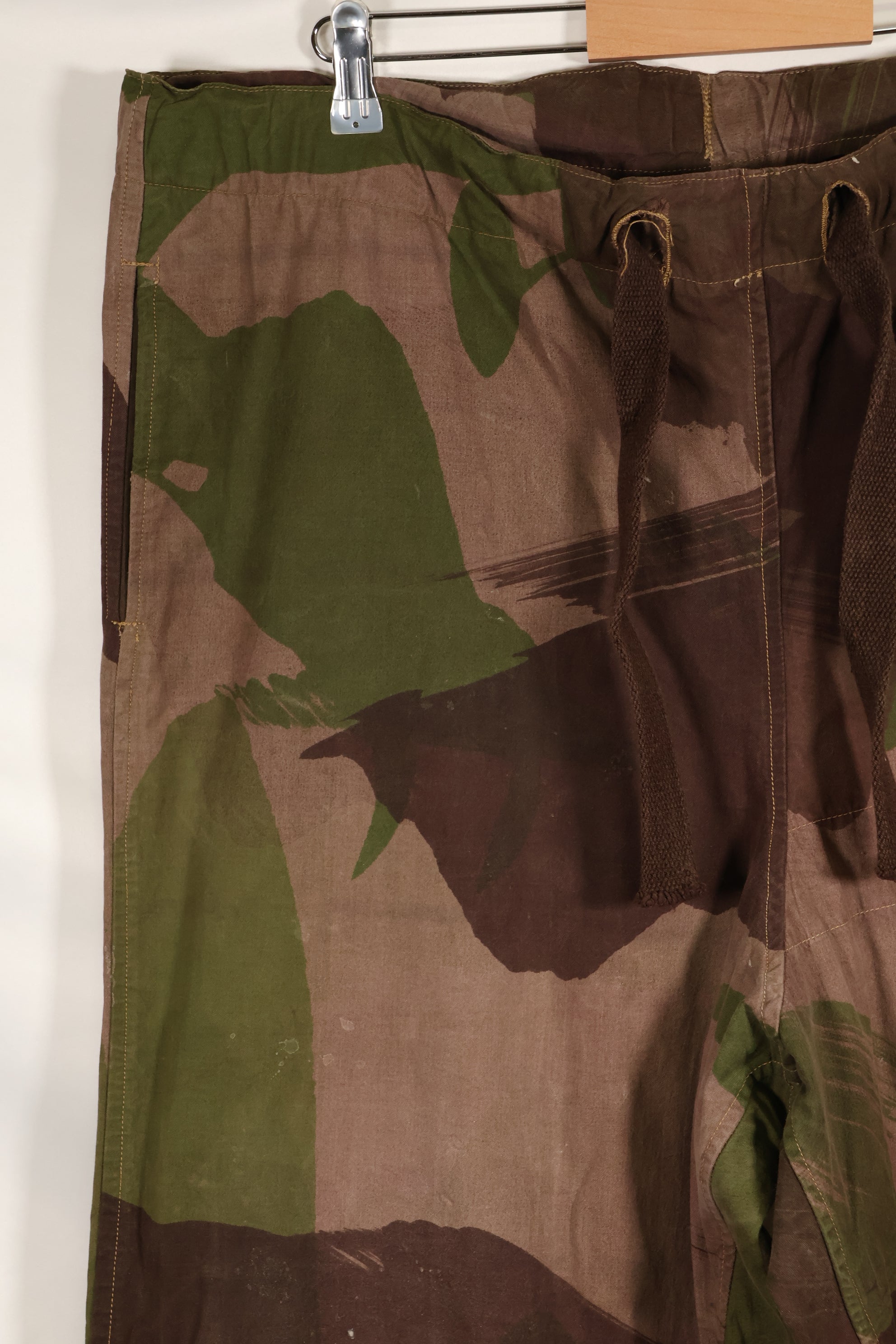 Real British Army SAS Trousers WINDPROOF Camouflage Pants Size No.5 Used