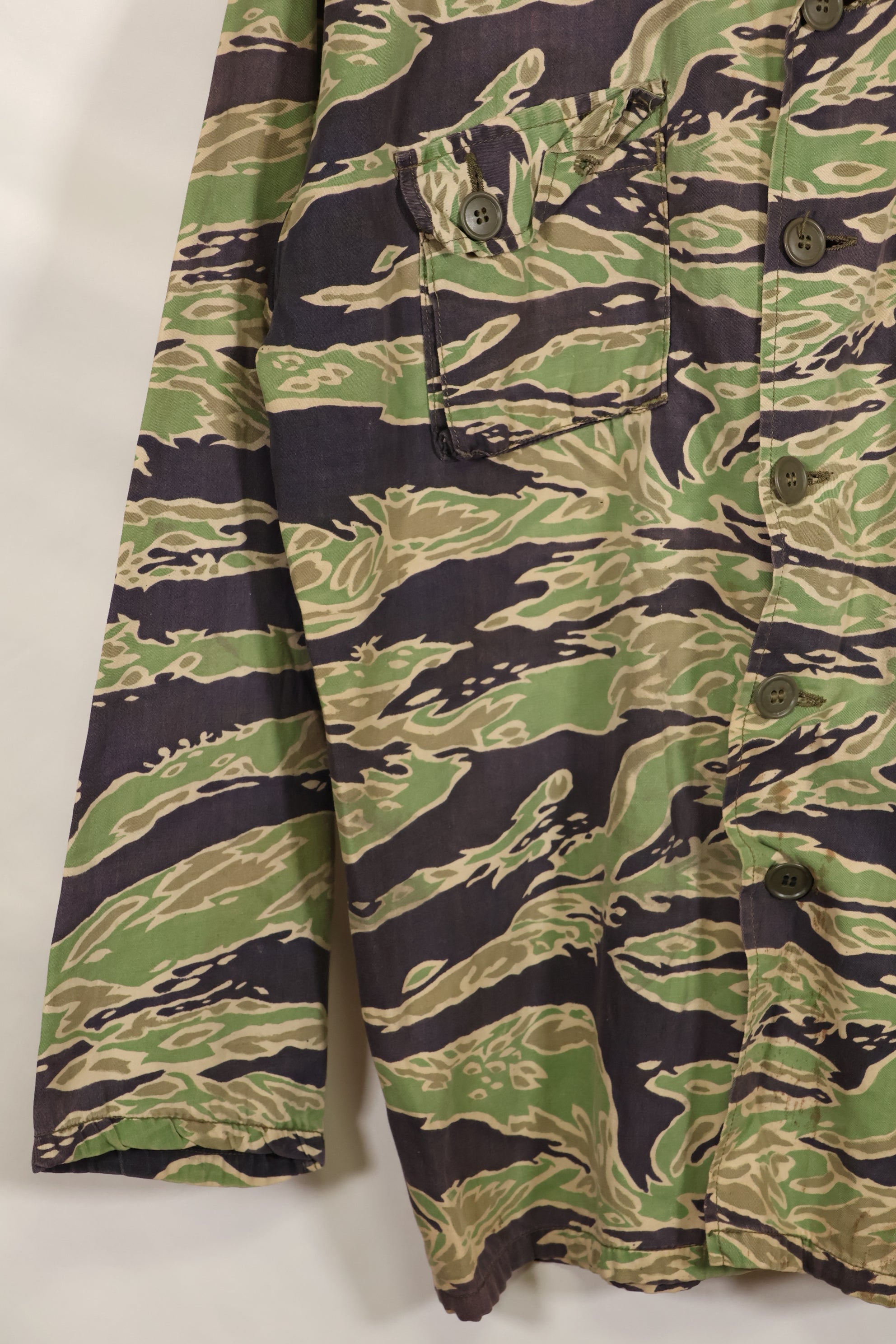 Real Movie Costume Late War Pattern US-Size Tiger Stripe Shirt Paramount Pictures