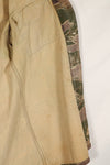 Real Okinawa Tiger Tiger Stripe Shirt JWD Rare Cut Used Faded