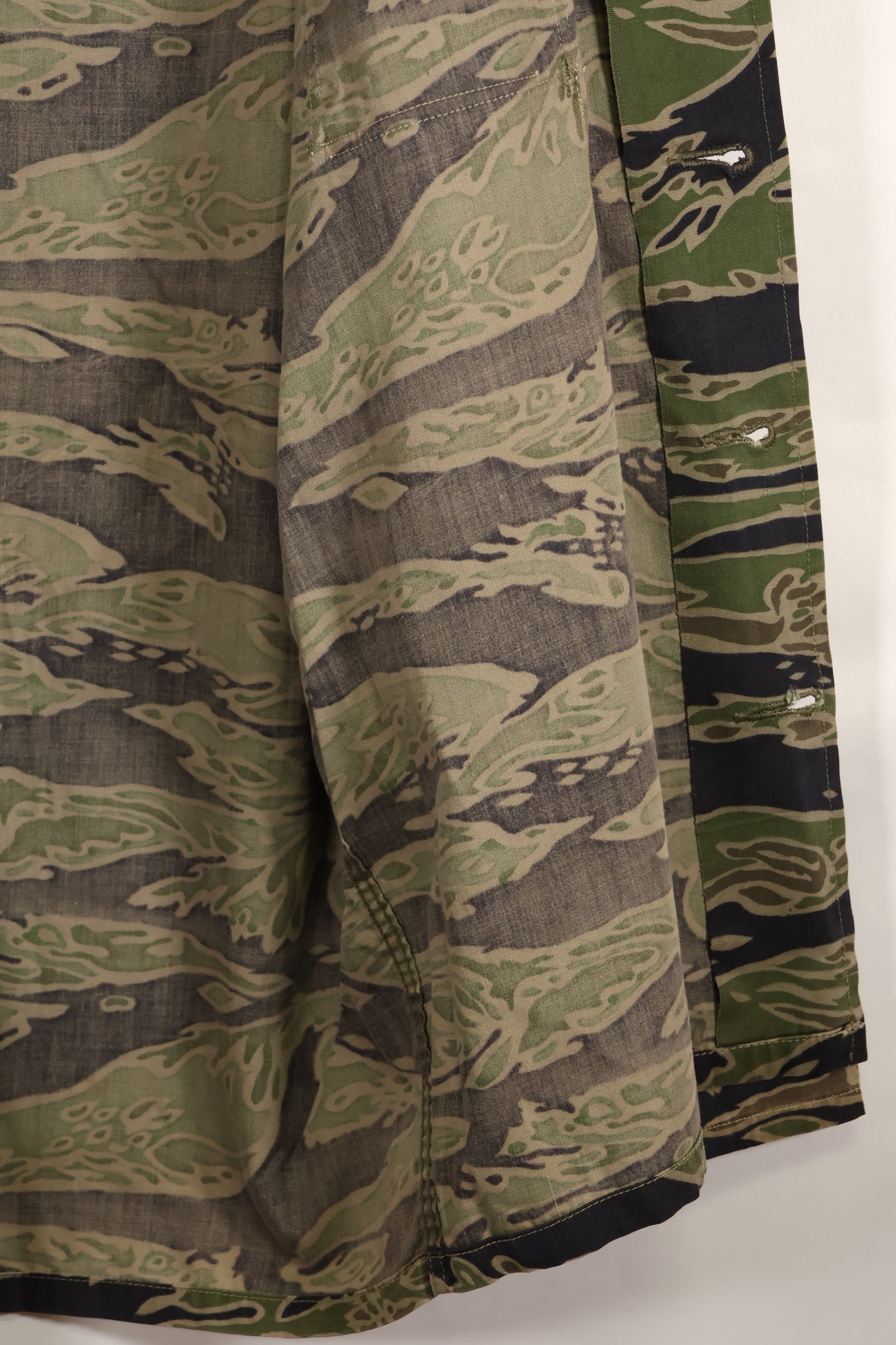 Actual Late War Pattern US-L Tiger Stripe Shirt, almost never used.