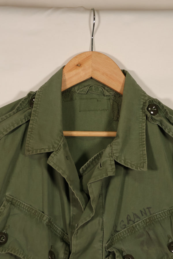 Real 1963-64 1st Model Jungle Fatigue Jacket USMC Used