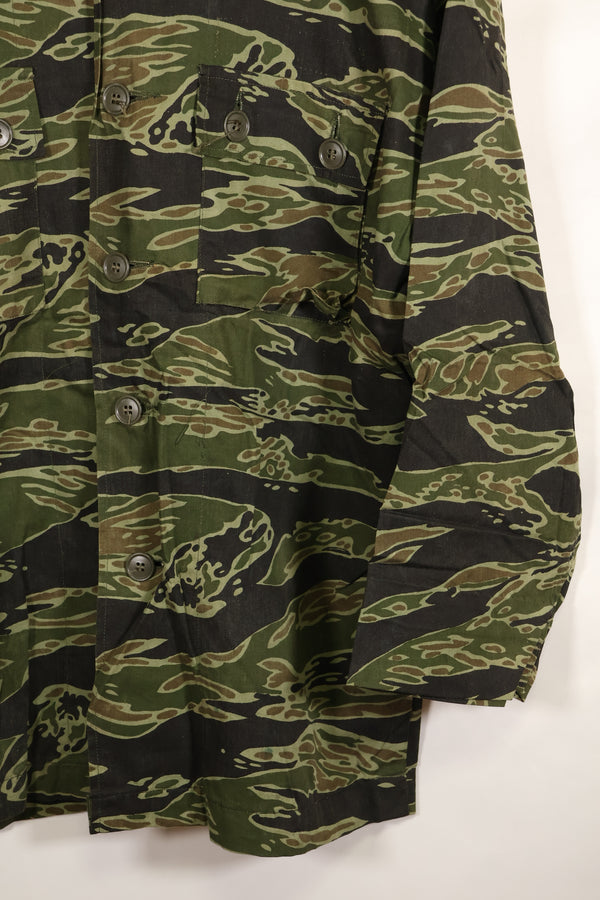 Actual Late War Pattern US Size Tiger Stripe Shirt Dark Color Almost Unused