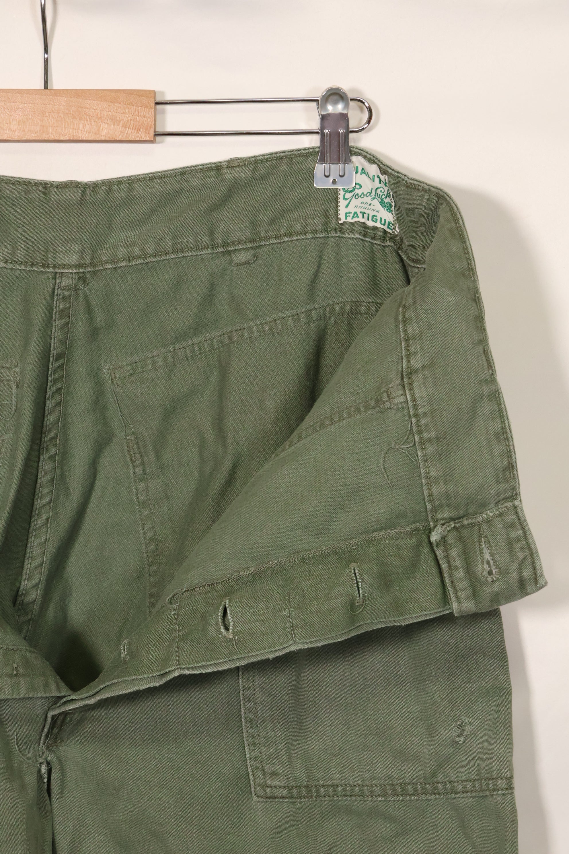 Early 1960s OG-107 Utility Uniform Baker Pants Modified 82nd Airborne Division F