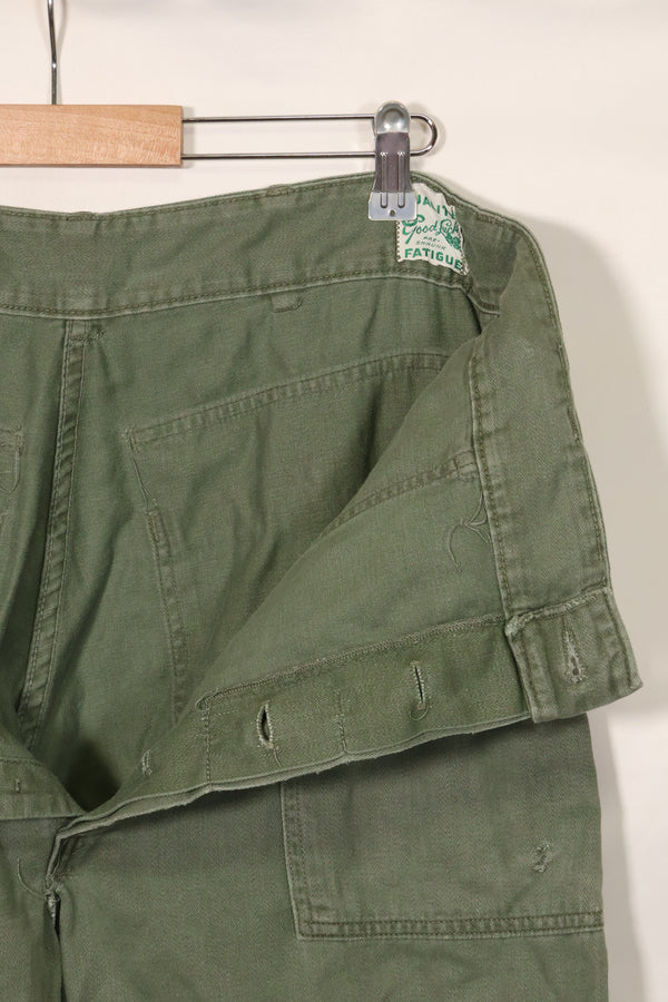 Early 1960s OG-107 Utility Uniform Baker Pants Modified 82nd Airborne Division F