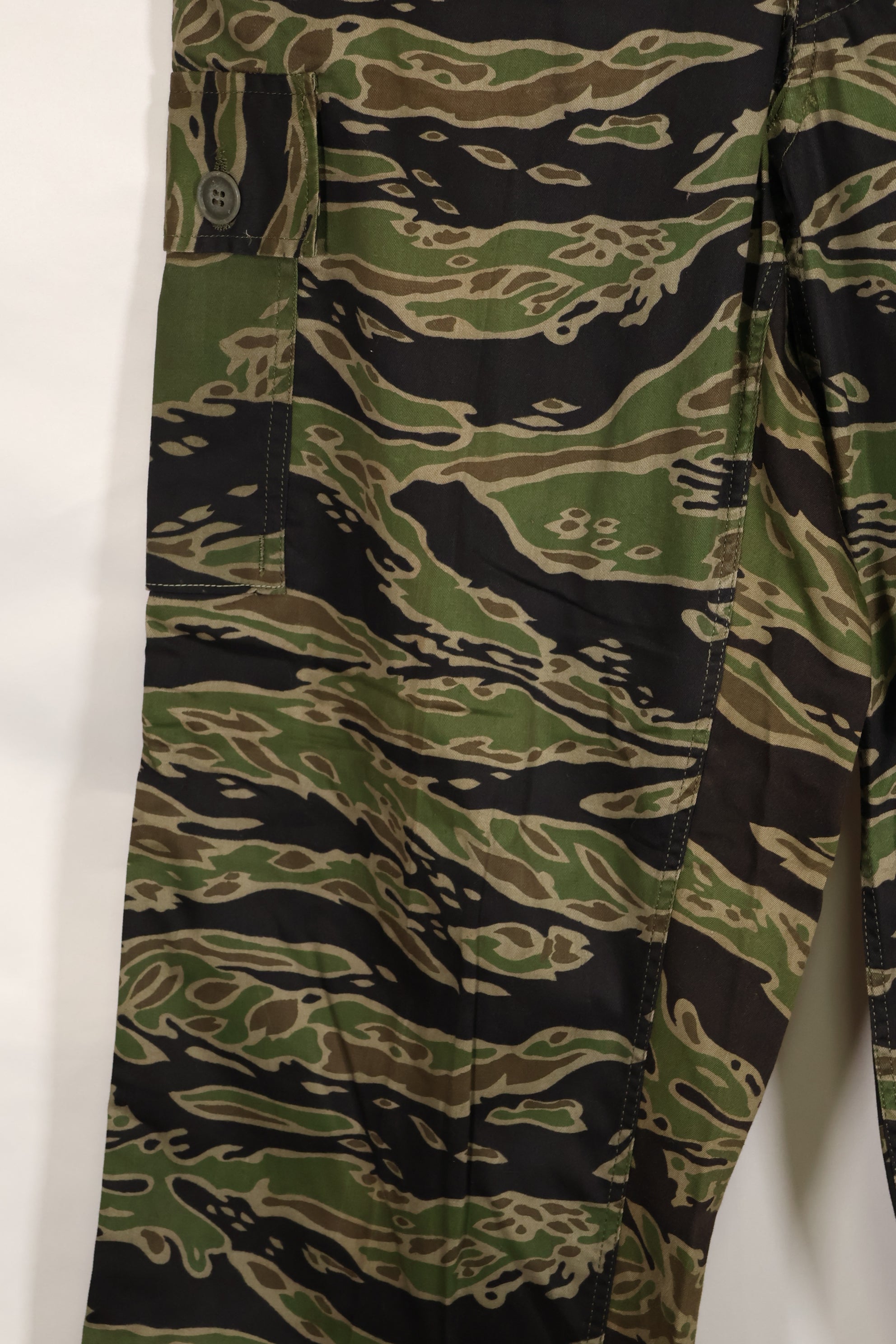 Actual Late War Pattern Presumed US-M Tiger Stripe Pants, almost unused, with name