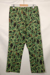 1960s-70s Korean military frogskin camouflage pants, baker pants cut, used C