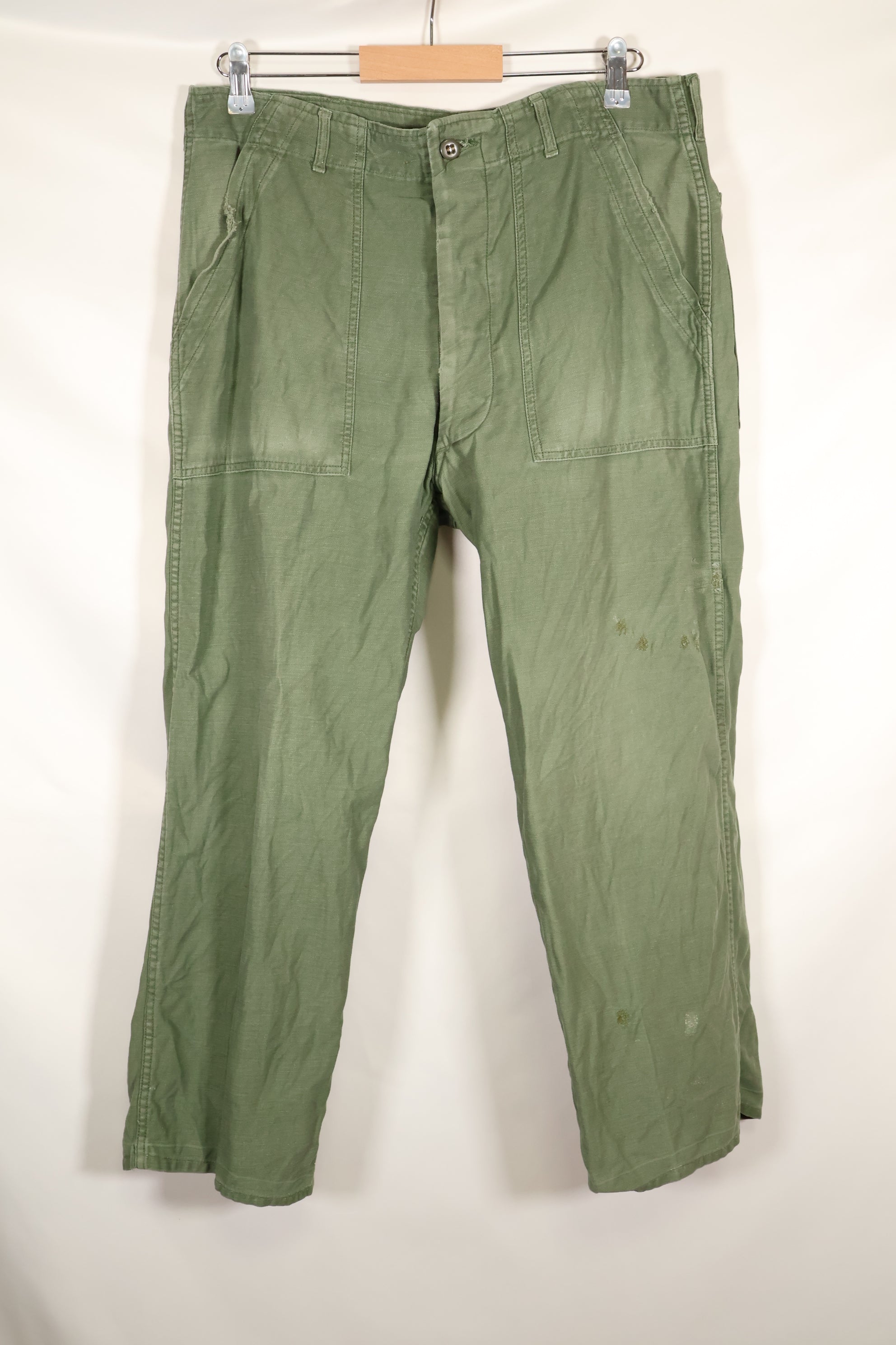 1960年代中頃　推定LARGE　OG-107 ユーティリティパンツ　推定TYPE II　ベイカー　中古品