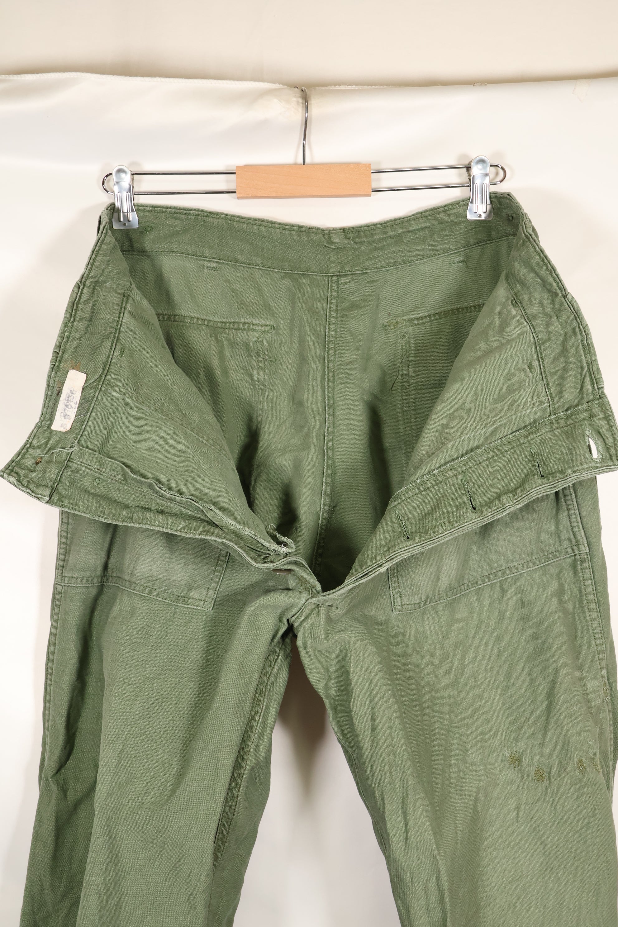 1960年代中頃　推定LARGE　OG-107 ユーティリティパンツ　推定TYPE II　ベイカー　中古品