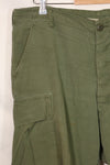 1967 Contract 3rd Model Non Ripstop Jungle Fatigue Pants L-S Used