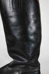 1960's West German Police Riding Boots, Scuffed, Used.