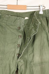 Mid-1960s, 36x31, U.S. Army, OG-107 Utility Pants, Type I, Used