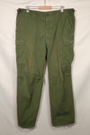 1967 Contract 3rd Model Non Ripstop Jungle Fatigue Pants X-L-R Used B