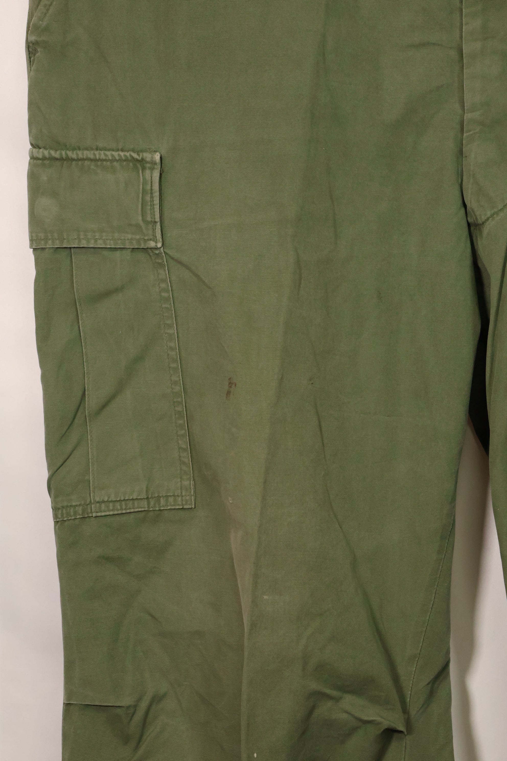 1967 Contract 3rd Model Non Ripstop Jungle Fatigue Pants X-L-R Used B
