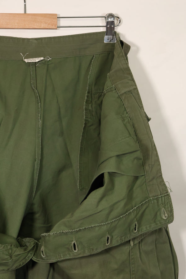 1967 Contract 3rd Model Non Ripstop Jungle Fatigue Pants X-L-R Used B